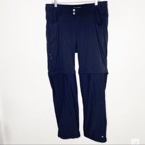 Columbia Omni-Shield Convertible Hiking Pants Black 14 Regular Women’s